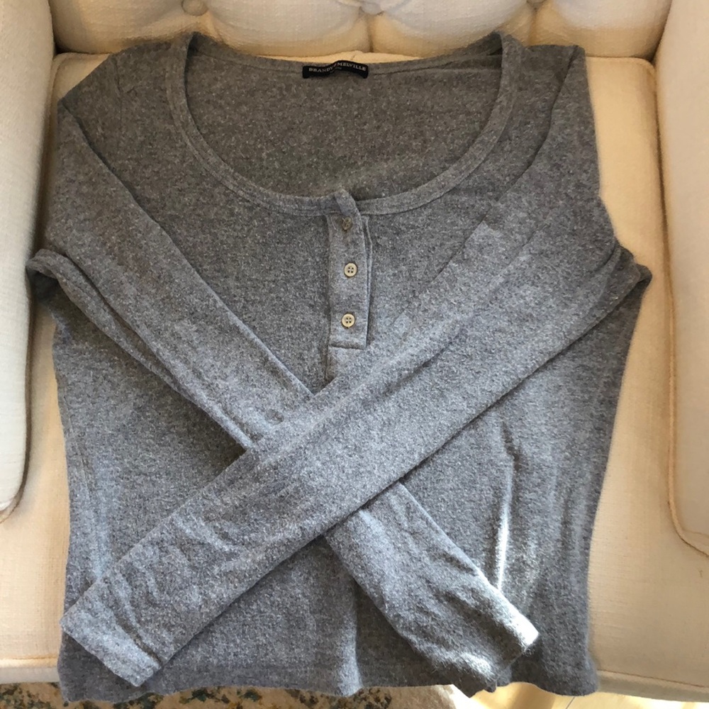 Long sleeve cardigan with buttons